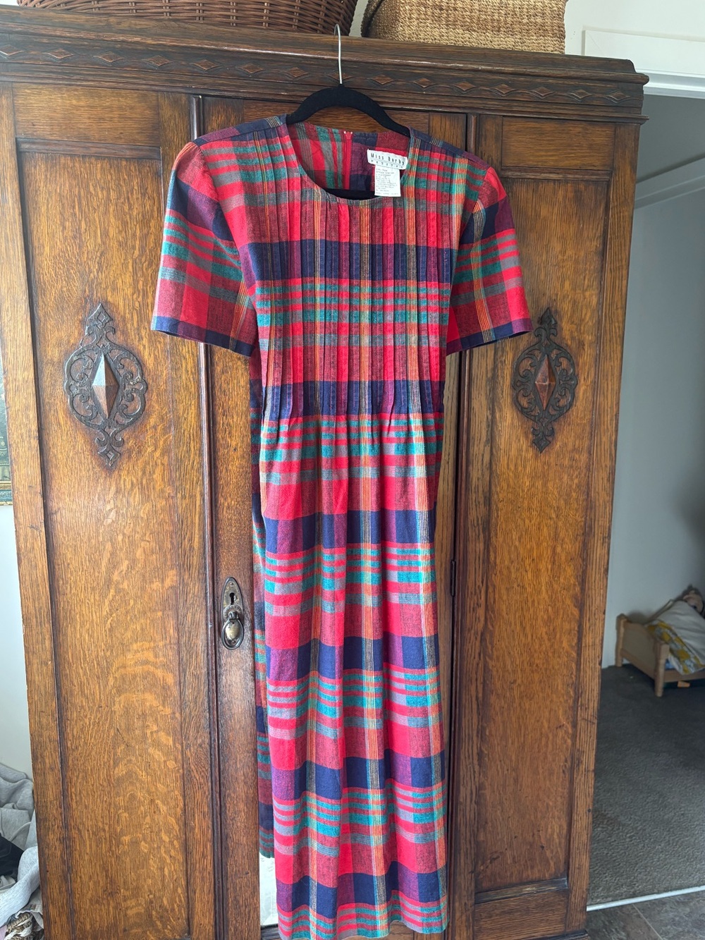 Vintage cotton line blend dress